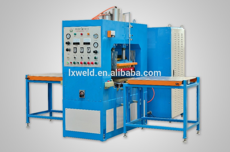 8~25KW automatic sliding table high frequency welding & cutting machine.High power plastic welding machine
