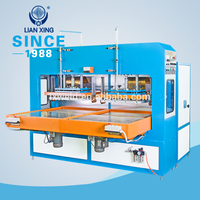 double sliding table high frequency PVC welding machine. plastic heat combination machine