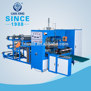 Automatic high frequency plastic welding machine and cutting machine